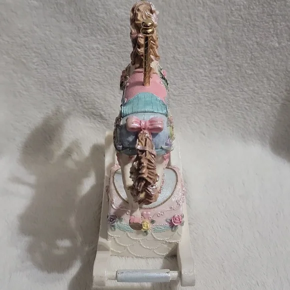 Vintage Musical Carousel Rocking Horse - Picture 10 of 11